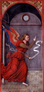 Angyali üdvözlet: Gábriel arkangyal (festmény, 1549 körül) alkotó: Francesco Brea
