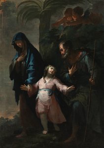 Visszatérés Názáretbe, 1735. alkotó: Francesco Conti
