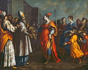 Judit diadala, 1620-30 körül alkotó: Francesco Curradi