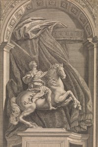 Nagy Konstantin lovas szobra, 1690-1740. alkotó: Francesco Faraone Aquila