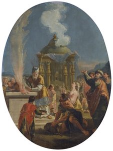 Áron áldozata, Francesco Fontebasso alkotó: Francesco Fontebasso