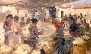 A gyapjú eladó alkotó: Francesco Gioli