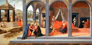 Jelenet Keresztelő Szent Jánosból, Részlet, 1500-1540 alkotó: Francesco Granacci