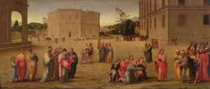 József bemutatja apját és testvéreit a fáraónak, 1515 körül