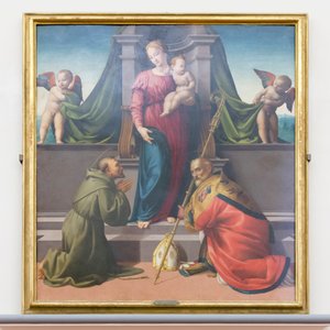 Madonna és gyermeke szent Ferenccel és Zenobiusszal