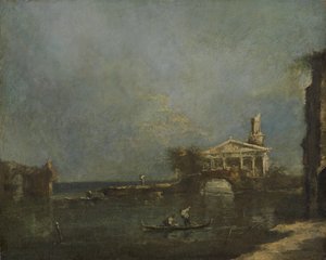 Lagúna Velence közelében alkotó: Francesco Guardi (attributed to)