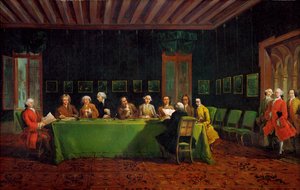 Diplomáciai találkozó alkotó: Francesco Guardi