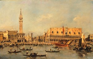 A velencei hercegi palota, Francesco Guardi (1712-1793)