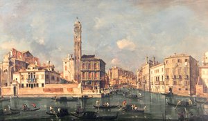 Grand Canal: San Geremia és a Cannaregio bejárata alkotó: Francesco Guardi