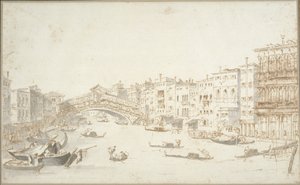 A Rialto-híd alkotó: Francesco Guardi