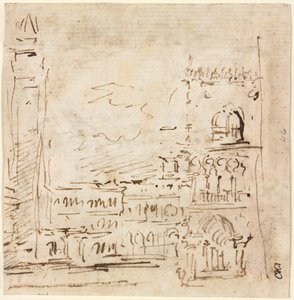 Piazza San Marco a Dózsák palotájával alkotó: Francesco Guardi