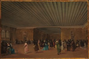 A Palazzo Dandolo nyilvános ridottója alkotó: Francesco Guardi