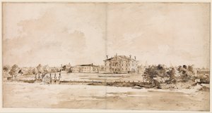 A Loredan-villa Treviso közelében alkotó: Francesco Guardi