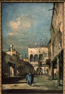 Velencei udvar alkotó: Francesco Guardi