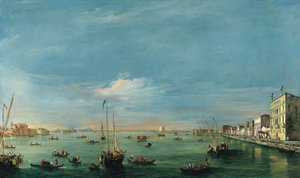 Kilátás a Giudecca -csatornára és a Zattere -re alkotó: Francesco Guardi