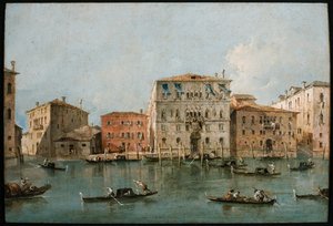 Kilátás a Palazzo Loredanra alkotó: Francesco Guardi