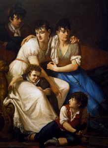 Családi portré alkotó: Francesco Hayez
