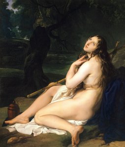 Bűnbánó Szent Mária Magdolna, Francesco Hayez (1791-1882), olaj, vászon alkotó: Francesco Hayez