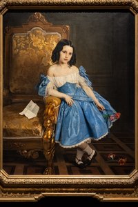 Luigia Negroni Prati Morosini grófnő portréja alkotó: Francesco Hayez