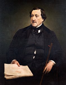 Gioachino Rossini portréja (Pesaro alkotó: Francesco Hayez