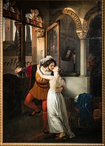 Rómeó utolsó csókja Júliának alkotó: Francesco Hayez