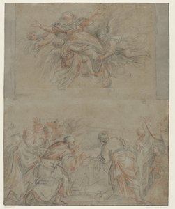 Mária mennybemenetele alkotó: Francesco II Bassano