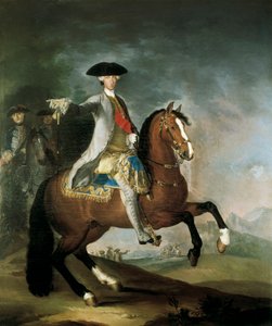 III. Károly, Bourbon spanyol király portréja (olaj, vászon)