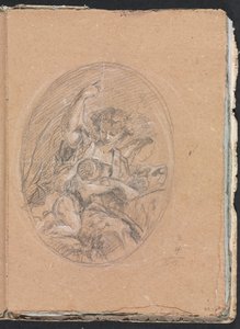 Verona vázlatfüzet: Figura gyermekkel körben (67. oldal) alkotó: Francesco Lorenzi