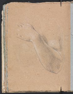 Verona vázlatfüzet: Bal kar és kéz 46. oldal, 1760.