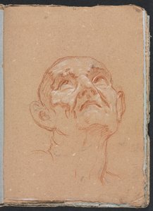 Verona vázlatfüzet: Férfi fej 31. oldal, 1760.