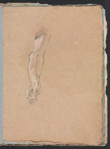 Verona vázlatfüzet: Jobb kar és kéz 49. oldal, 1760. alkotó: Francesco Lorenzi