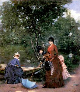 Hölgyek a Bois de Boulogne-ban, Párizsban