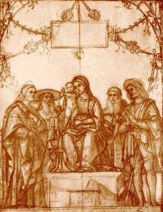 Madonna négy szenttel alkotó: Francesco Morone