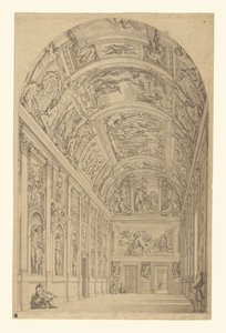 A Farnese Galéria látképe, Róma