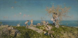 Tavasz és szerelem alkotó: Francesco Paolo Michetti