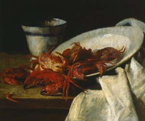 Csendélet rákfélékkel (olaj, vászon) alkotó: Francesco Paolo Palizzi