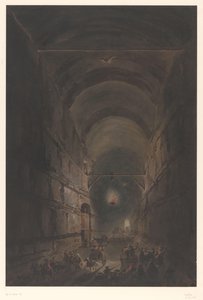 Posillipo barlangja A Posillipo-barlang Napels mellett alkotó: Francesco Piranesi
