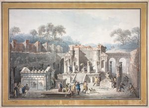 Ízisz temploma Pompejiben, 1788.