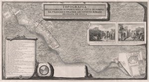 A városban felfedezett gyárak topográfiája? a Pompei alkotó: Francesco Piranesi