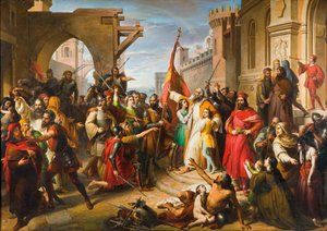 Az anconetaiak esküje, 1850-es évek.