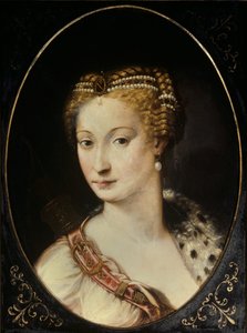 Diane de Poitiers (1499 - 1566) Breze hölgy, Valentinois hercegnő portréja. Francesco Primaticcio festménye, a Primatice (1504-1570)