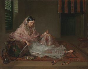 Muszlim hölgy fekvő alkotó: Francesco Renaldi