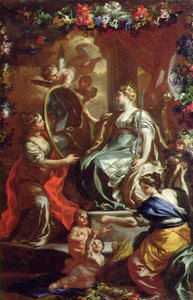Egy dicsőséges uralkodás allegóriája, 1730 körül alkotó: Francesco Solimena