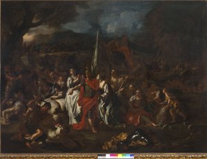 Dávid, az amalekiták legyőzője, 1720-21 alkotó: Francesco Solimena