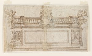 Egy oltár emelése alternatív javaslatokkal alkotó: Francesco Solimena
