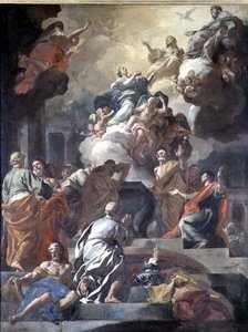A Szűz mennybemenetele alkotó: Francesco Solimena
