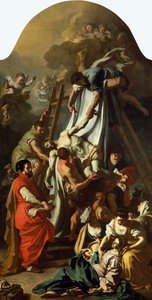 A keresztről való leszállás, 1729 alkotó: Francesco Solimena