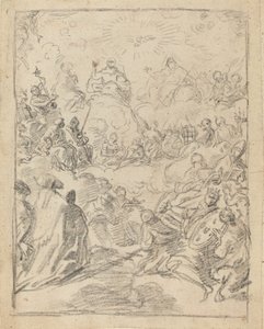 A Szentháromság diadala (The Gloria) alkotó: Francesco Solimena