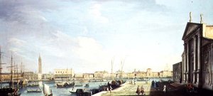 A Bacino di San Marco, a Doges-palotával és a Riva degli Schiavonival (18. század)