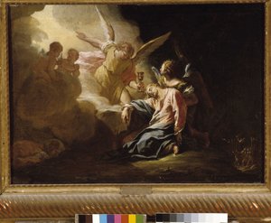 Krisztus az olajfák kertjében alkotó: Francesco Trevisani